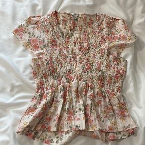 floral american eagle top!